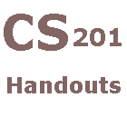 CS201 Handouts